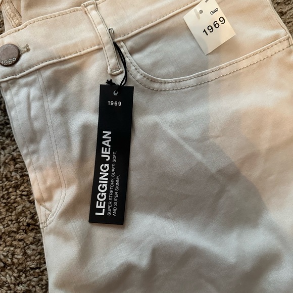 GAP 1969 Legging Jean 33/16 Light Khaki - Picture 3 of 3